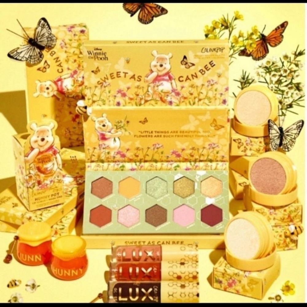 DISNEY WINNIE THE POOH PR COLOURPOP FULL COLLECTION in box
